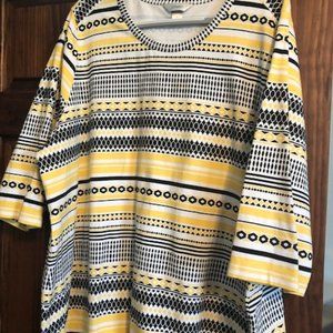 CJ Banks Long Sleeve Top 3x Knit
